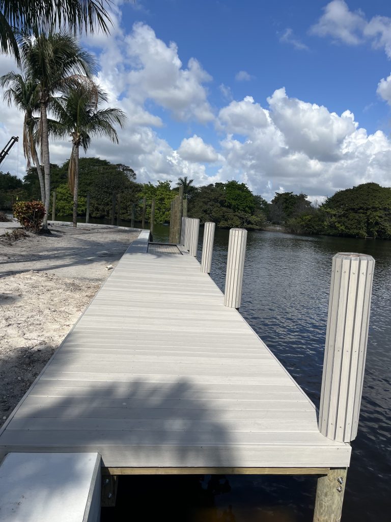 Custom dock building South Florida